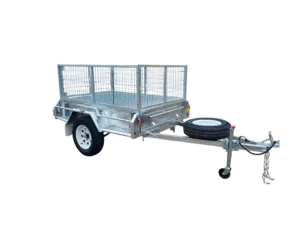 6X4 Galvanised Single Axle Premium Box Trailer 750 KG ATM (Model- SG64)