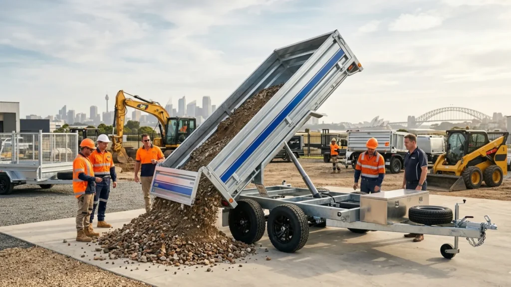 Sydney Custom Trailers Hydraulic Tipper for Sale