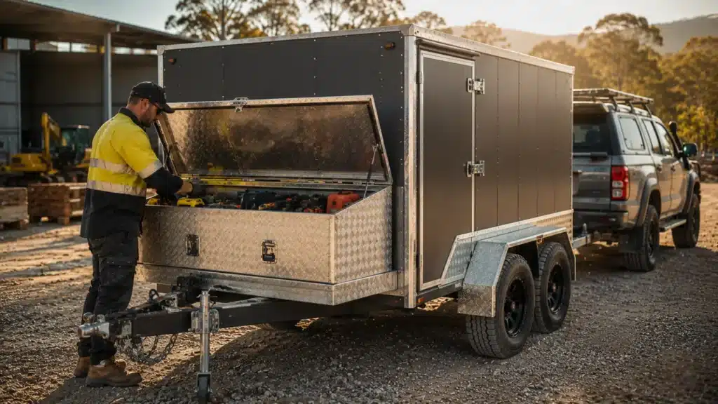 Premium Enclosed Trailer Tool Box