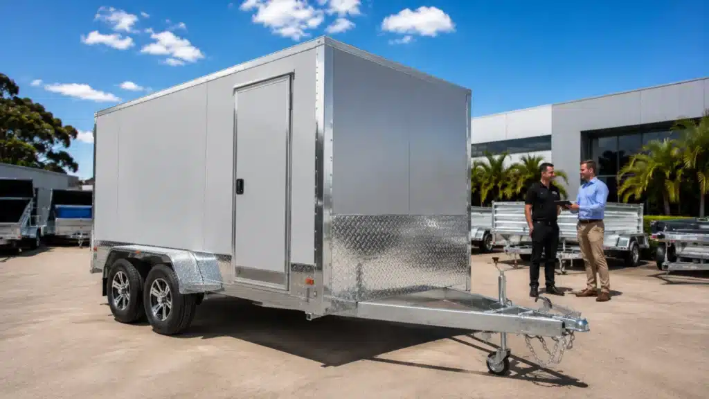 United Trailers 10×5 Enclosed Box Trailer