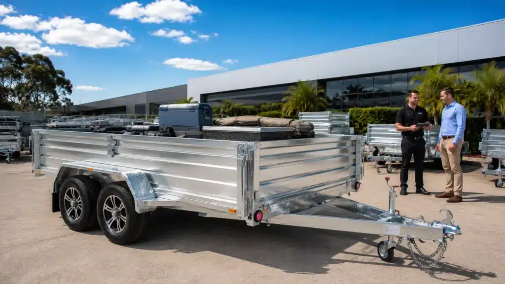 United Trailers 8×5 Aluminum Box Trailer