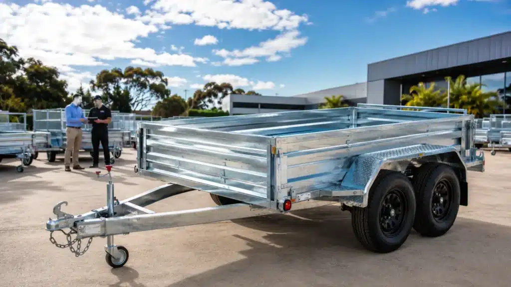 United Trailers 8×5 Galvanized Box Trailer